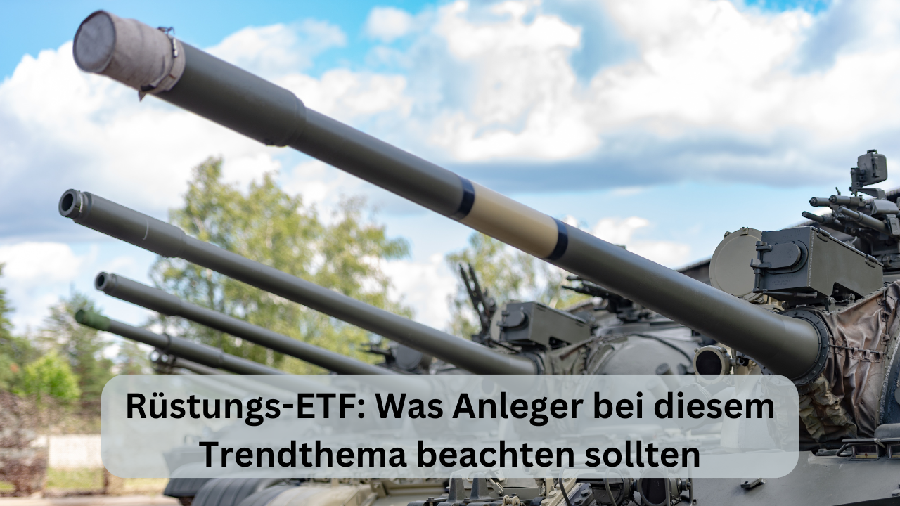 Rüstungs-ETF Analyse 2025 - Börsenchart zeigt Performance von Verteidigungsaktien und Defense ETFs