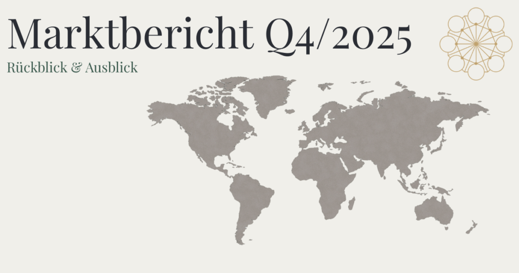 Weltkarte als Symbol für globale Finanzmärkte, Geopolitik und Wirtschaftsentwicklung 2025 und 2026